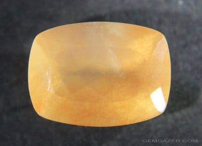 Sunset Quartz, faceted, Brazil.  6.74 carats.