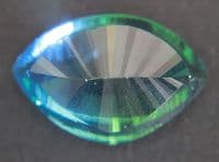 Synthetic Quartz, Bi-colour, faceted.  40.53 carats.