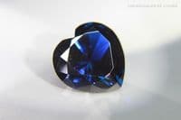 Synthetic Spinel, deep blue Verneuil method, faceted. 30.76 carats.