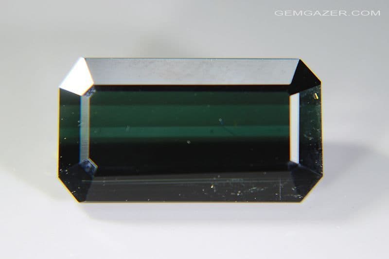 Tourmaline, blue-green faceted, Mozambique,