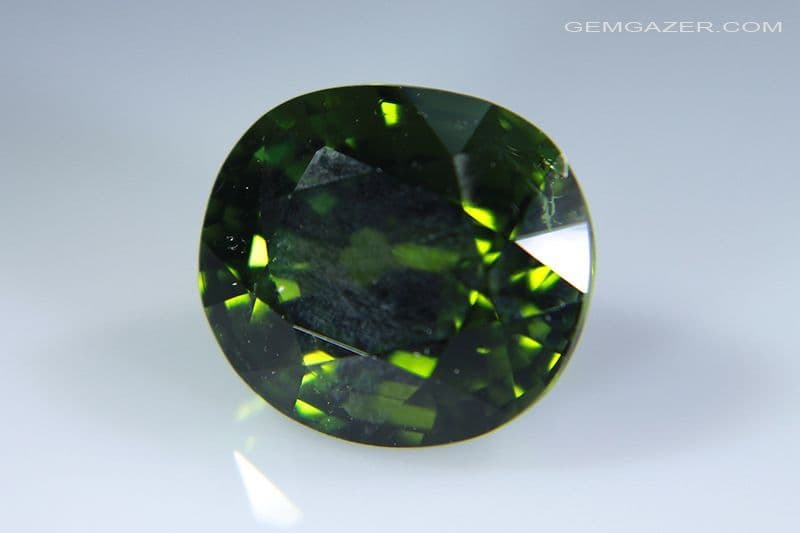 Tourmaline Verte Du Mozambique 5,40 Ct - Taille Fantaisie, Naturelle, Non Traitée