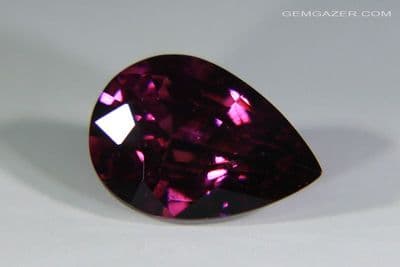 Tourmaline, grape purple faceted, Mozambique. 2.24 carats.