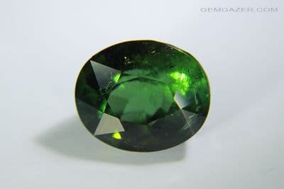Tourmaline, green faceted, Mozambique. 5.07 carats.