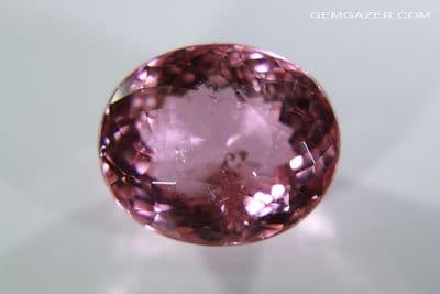 Tourmaline, pink faceted, Mozambique. 12.01 carats.