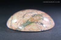 Unakite cabochon, USA. 24.14 carats.