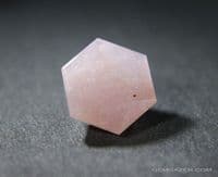 Ussingite, lavender faceted, Greenland.  6.46 carats.