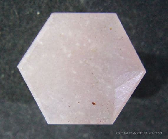 Ussingite, lavender faceted, Greenland.  6.46 carats.