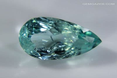 Vanadium Beryl, faceted., Brazil.  3.00 carats. (See Video)