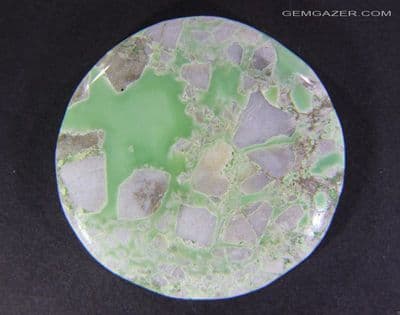 Variscite cabochon, Australia. 43.64 carats.
