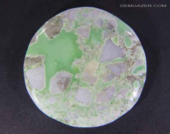 Variscite cabochon, Australia. 43.64 carats.