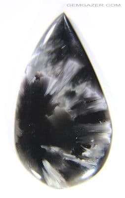 Victoria Stone cabochon, Black, Japan 31.92 carats.  (Video)