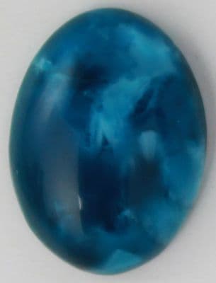 Victoria Stone cabochon, Electric Blue, Japan.   16.39 carats.