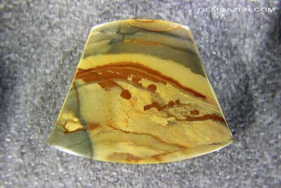 Wildhorse Canyon Jasper cabochon, Oregon USA. 65.28 carats.