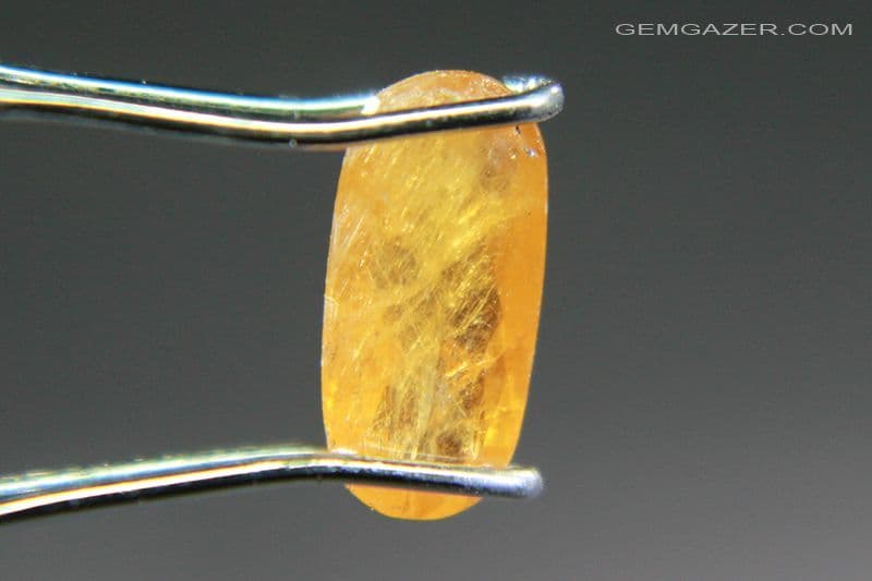 Xenotime -Y faceted Pakistan 1 03 carats