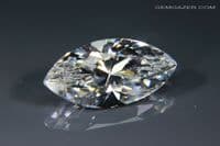 YAG (Yttrium Aluminium Garnet), colourless faceted. 3.98 carats.