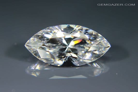 YAG (Yttrium Aluminium Garnet), colourless faceted. 3.98 carats.