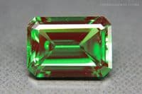 YAG (Yttrium Aluminium Garnet), Chromium-green, faceted. 10.49 carats.  ** SOLD **
