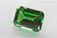 YAG (Yttrium Aluminium Garnet), Chromium-green, faceted. 10.49 carats.  ** SOLD **