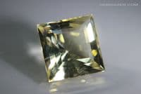 Yellow Sunstone, faceted, USA. 12.30 carats.