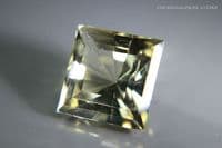 Yellow Sunstone, faceted, USA. 12.30 carats.