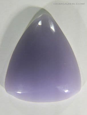 Yttrofluorite (aka Yttrium Fluorite) lavender cabochon, Mexico.  60.89 carats.