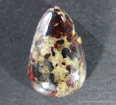 Zinc Ore cabochon, New Jersey, USA.   35.03 carats.