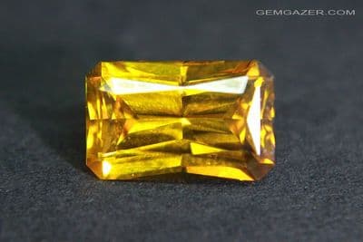 Zincite, faceted, Poland. 4.83 carats.