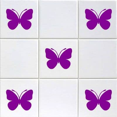 20 Mini Butterfly Stickers