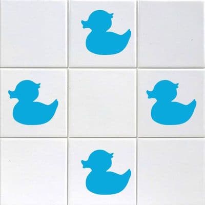 20 Mini Rubber Duck Stickers