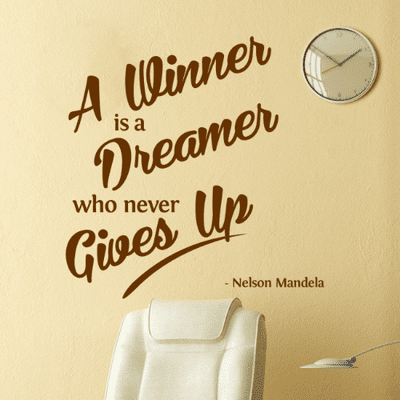 A Winner Is A Dreamer Wall Sticker