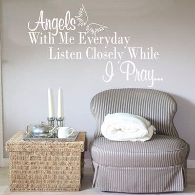 Angles With Me Everyday Wall Sticker