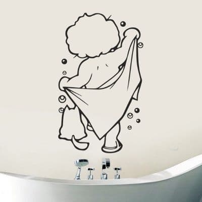 Bathroom Funny Sticker
