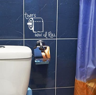 Bathroom Toilet Holder Sticker