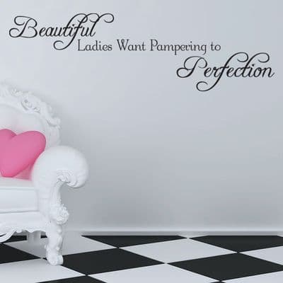 Beautiful Ladies Wall Quote