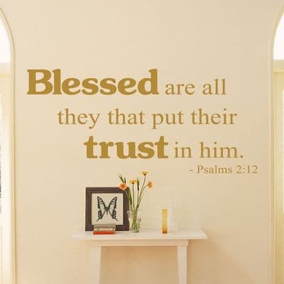 Blessed Are All Wall Quote