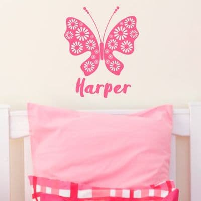 Butterfly Flower Wall Sticker