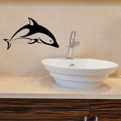 Diving Dolphin Wall Sticker