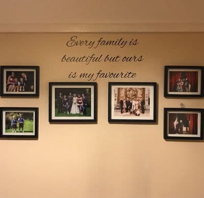 Every Family Is Beautiful Family Wall Sticker