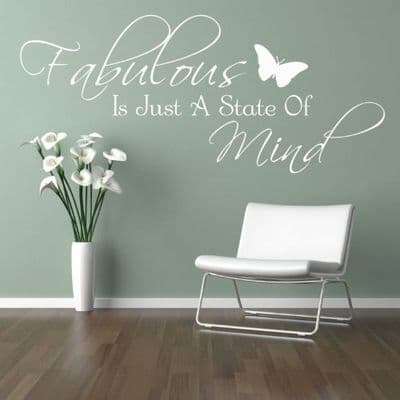 Fabulous Wall Quote Sticker