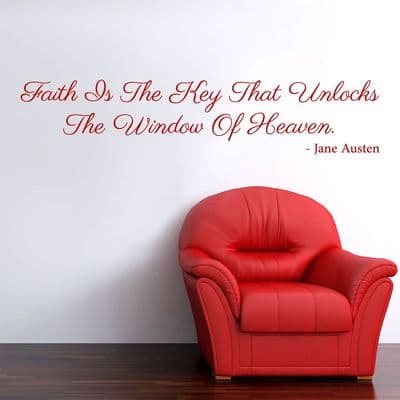 Faith Is The Key Jane Austen Quote
