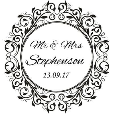 Fancy Circle Design Floor Decal