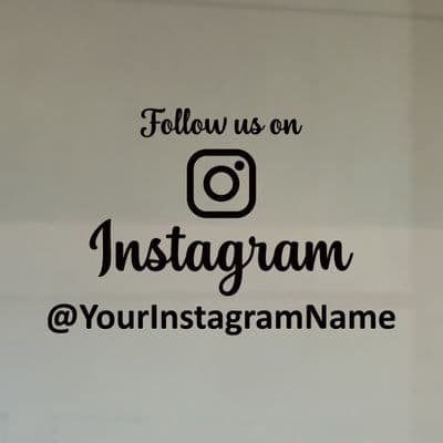 Follow Us On Instagram Sticker