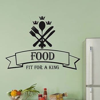 Food Fit For A King Wall Sticker