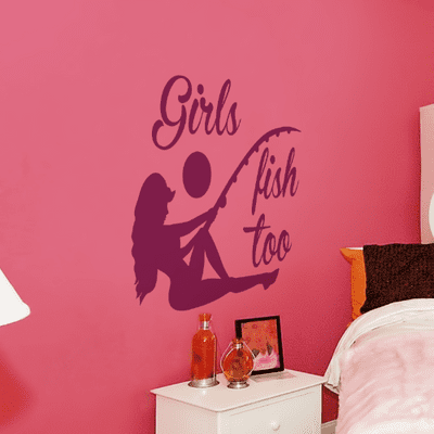 Girls Fish Too Wall Sticker