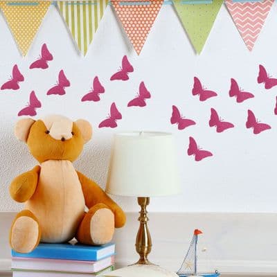 Glitter Butterfly Stickers