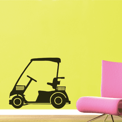 Golf Cart Wall Sticker