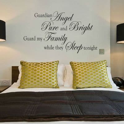 Guardian Angel Family Wall Sticker
