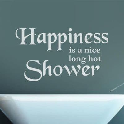 Happiness Bathroom Wall Sticker
