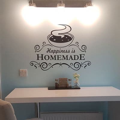 Happiness Is Homemade Kitchen Sticker
