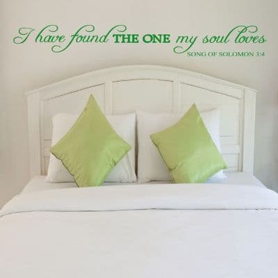 I Have Found The One Love Wall Sticker